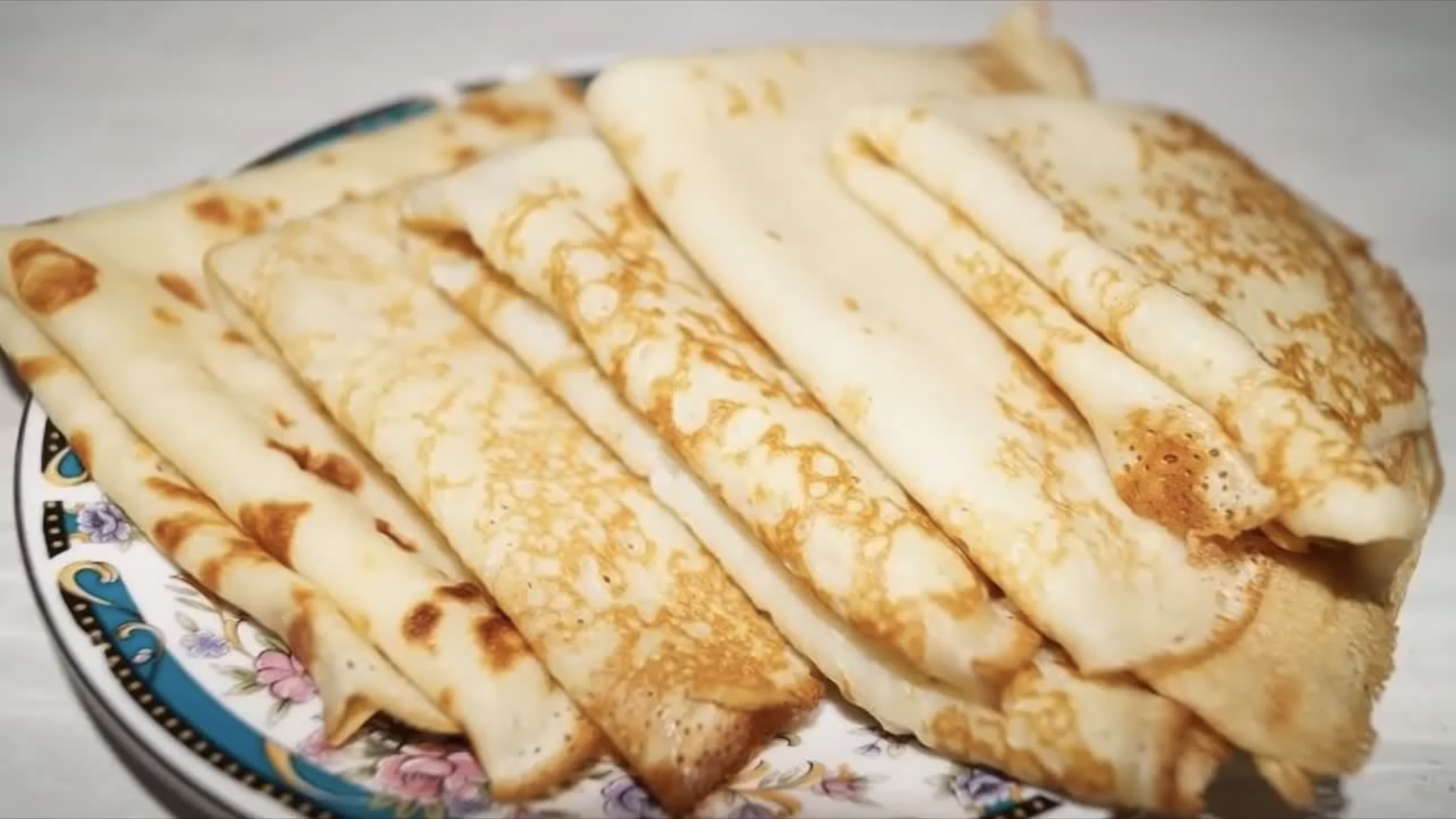 Ооочень вкусно! Заварные блины на кефире!🥞 смотреть онлайн