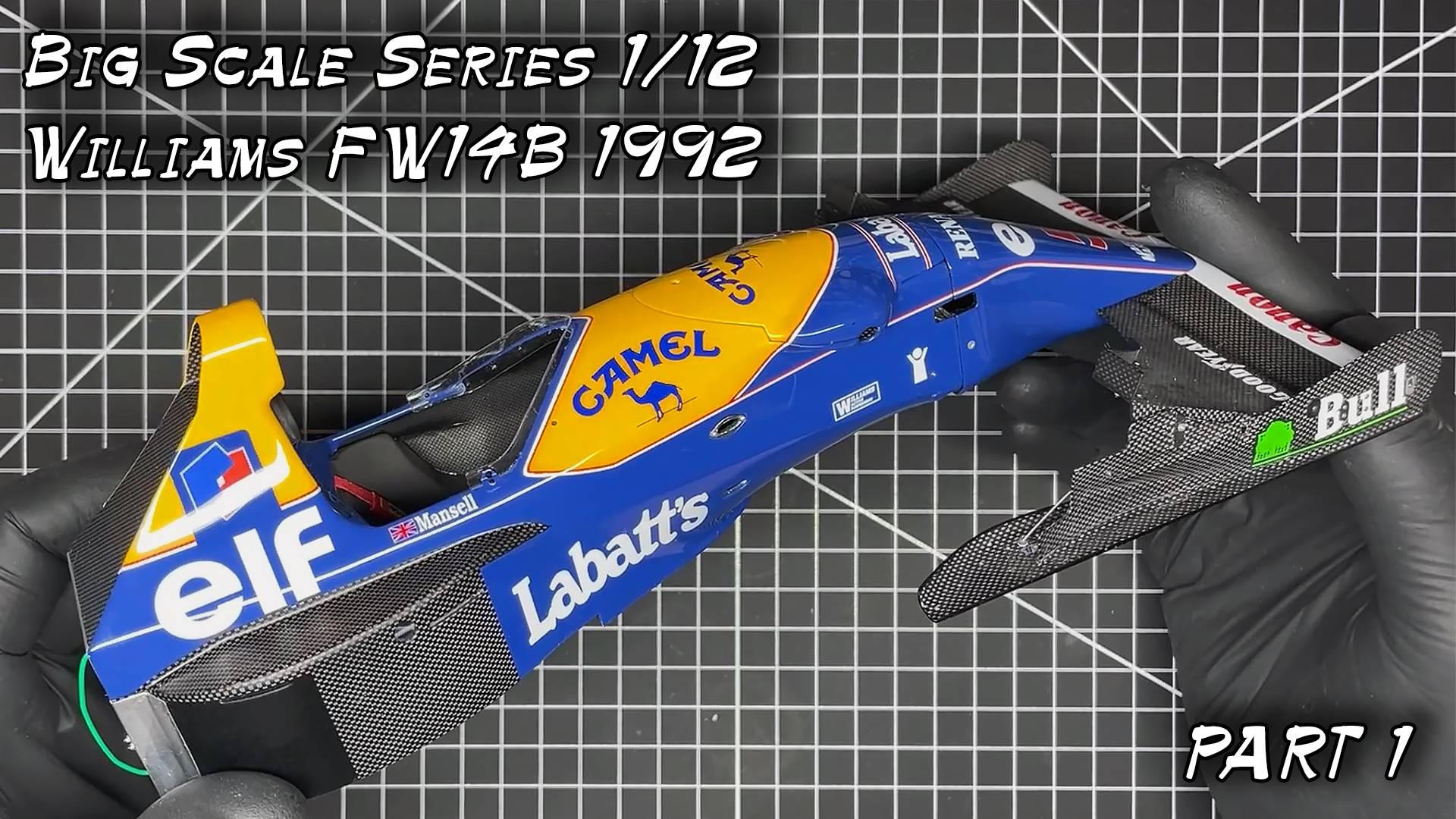 Постройка 1/12 Williams FW14B Часть 1