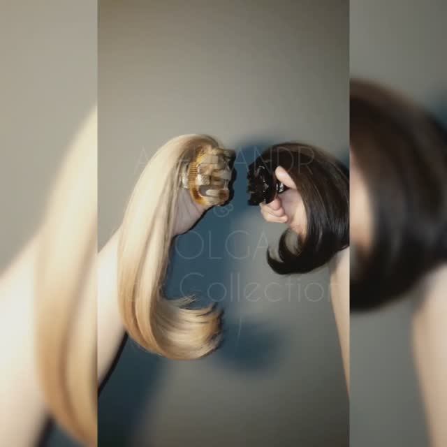 Объёмный ХВОСТ на крабе, Лёгкий ХВОСТ на крабе #накладнойхвост #натуральныйхвост #крабдляволос смотреть онлайн