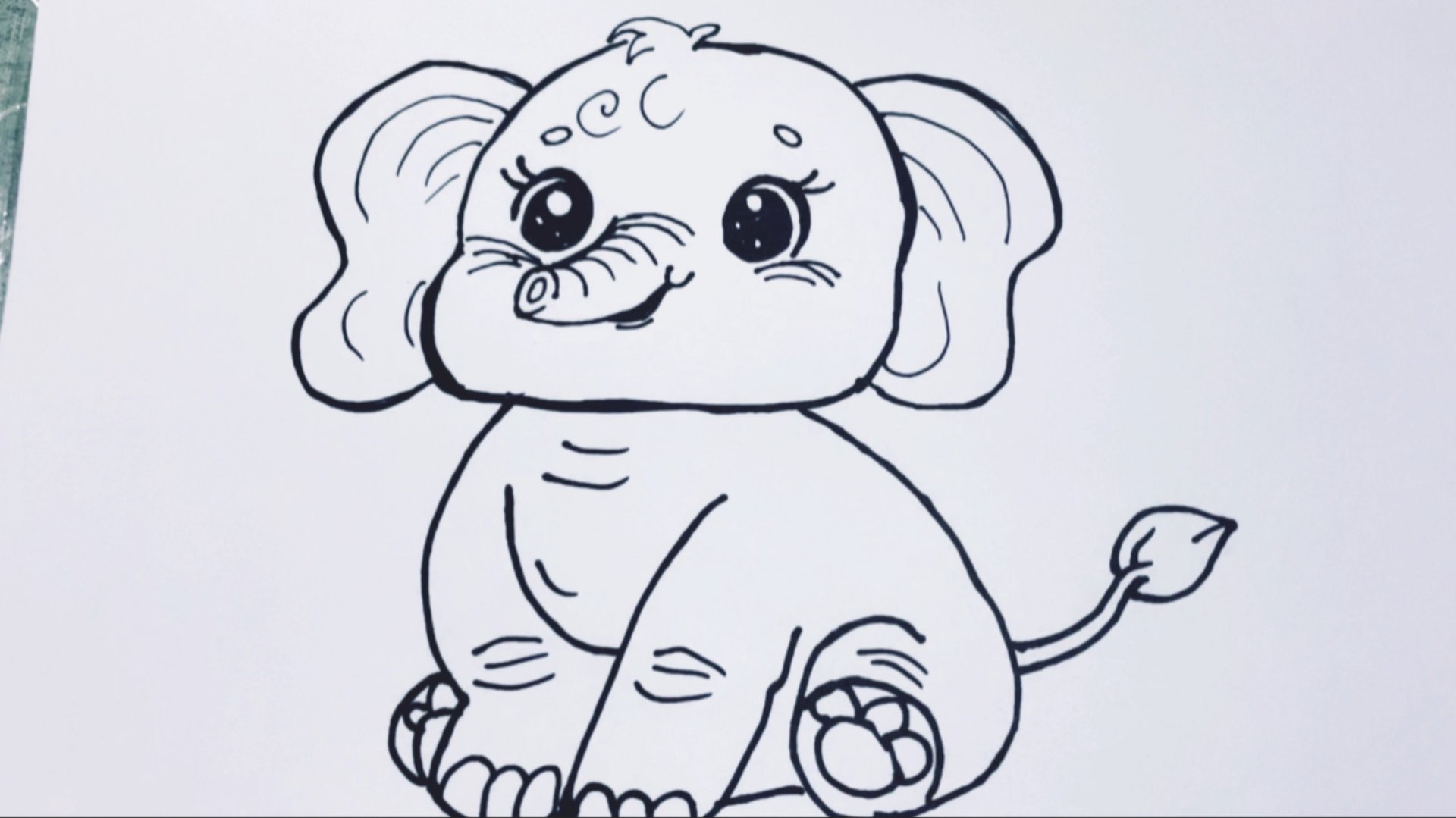 Слоник. рисуем Вместе. смотреть онлайн