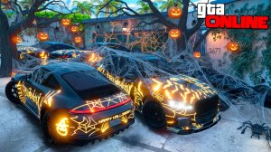 Угнал кучу хэллоуин чит тачек у мажора в GTA 5! Битва воров в ГТА 5 Онлайн!