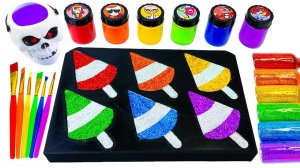 ИГРАЕМ В СЛАЙМЫ ЗАЛИВАЕМ В ФОРМУ ЛЕДЕНЦОВ ВИДЕО ДЛЯ ДЕТЕЙ ДЕТСКИЙ КАНАЛ ИГРАЛКИ-ЗАЛИПАЛКИ