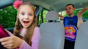 Лиза с папой и их забавные истории / Папа идет в школу / Большой сборник для малышей