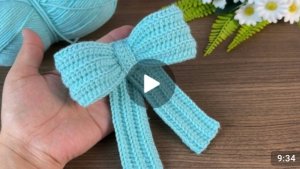Бант крючком 🎀🎀🎀 #всевжизнисвязано #вязаниекрючком #все_в_жизни_связано