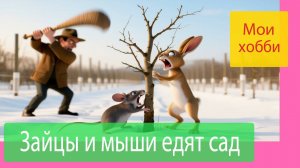 Защита сада от зайцев и мышей обработка деревьев и эффективная профилактика