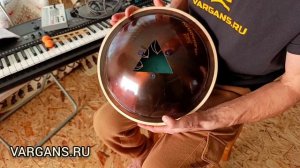 Биметаллический глюкофон Двутон 1147 с деревянной вставкой - Кельтский минор Си, 32 см - VARGANS