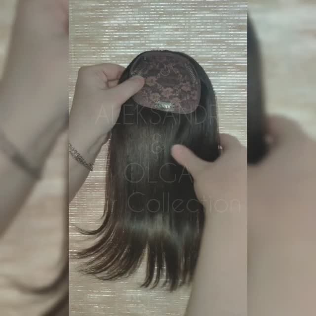 Лёгкий ШИНЬОН - накладка, с невидимым краем #натуральныйшиньон #накладкадляобъёма #изделияизволос смотреть онлайн
