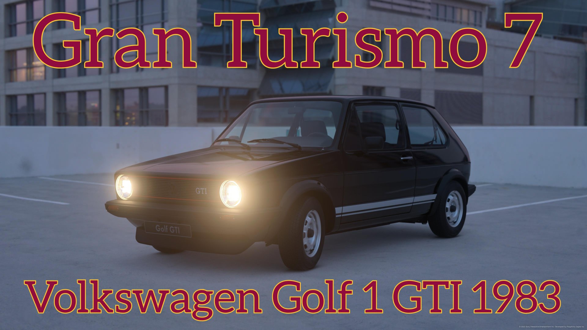 Volkswagen Golf 1 GTI 1983 — классика немецкого автопрома в мире Gran Turismo 7 🌍🔧 смотреть онлайн