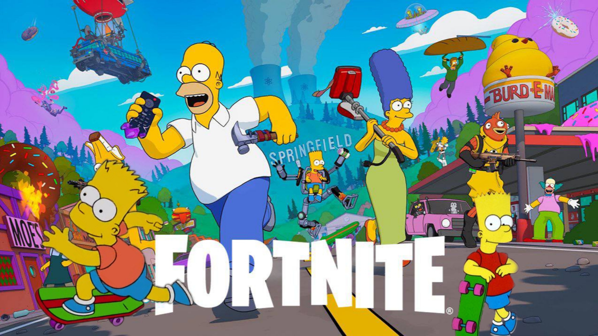 ТРЕЙЛЕР FORTNITE.6 ГЛАВА.5 СЕЗОН.SIMPSON. смотреть онлайн