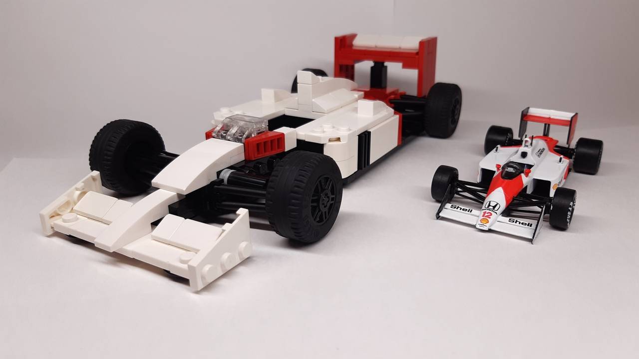 Хвалю свой McLAREN MP4/4 из LEGO