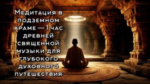 Медитация в подземном храме — 1 час древней священной музыки для глубокого духовного путешествия