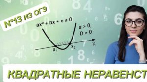 ОГЭ по математике. Квадратные неравенства.