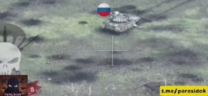 Танковый бой 1 на 1. Российский Т-72 против украинского Т-72