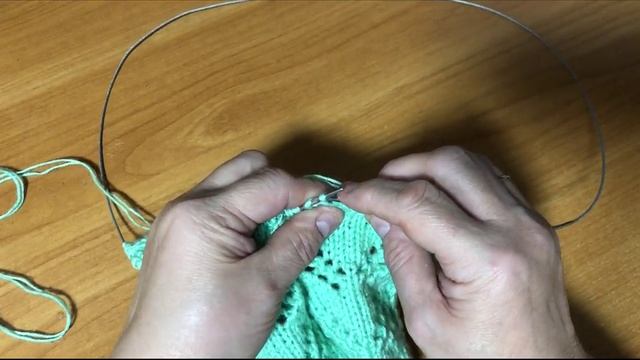 Симпатичный ажурный узор спицами для ваших изделий смотреть онлайн