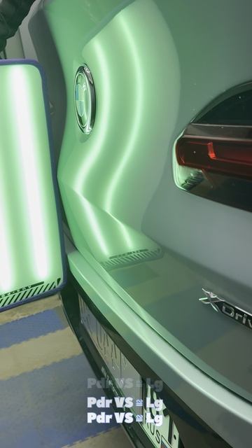 BMW повреждение крышки багажника  Удаление вмятин без покраски Pdr. VS ≌ Луганск