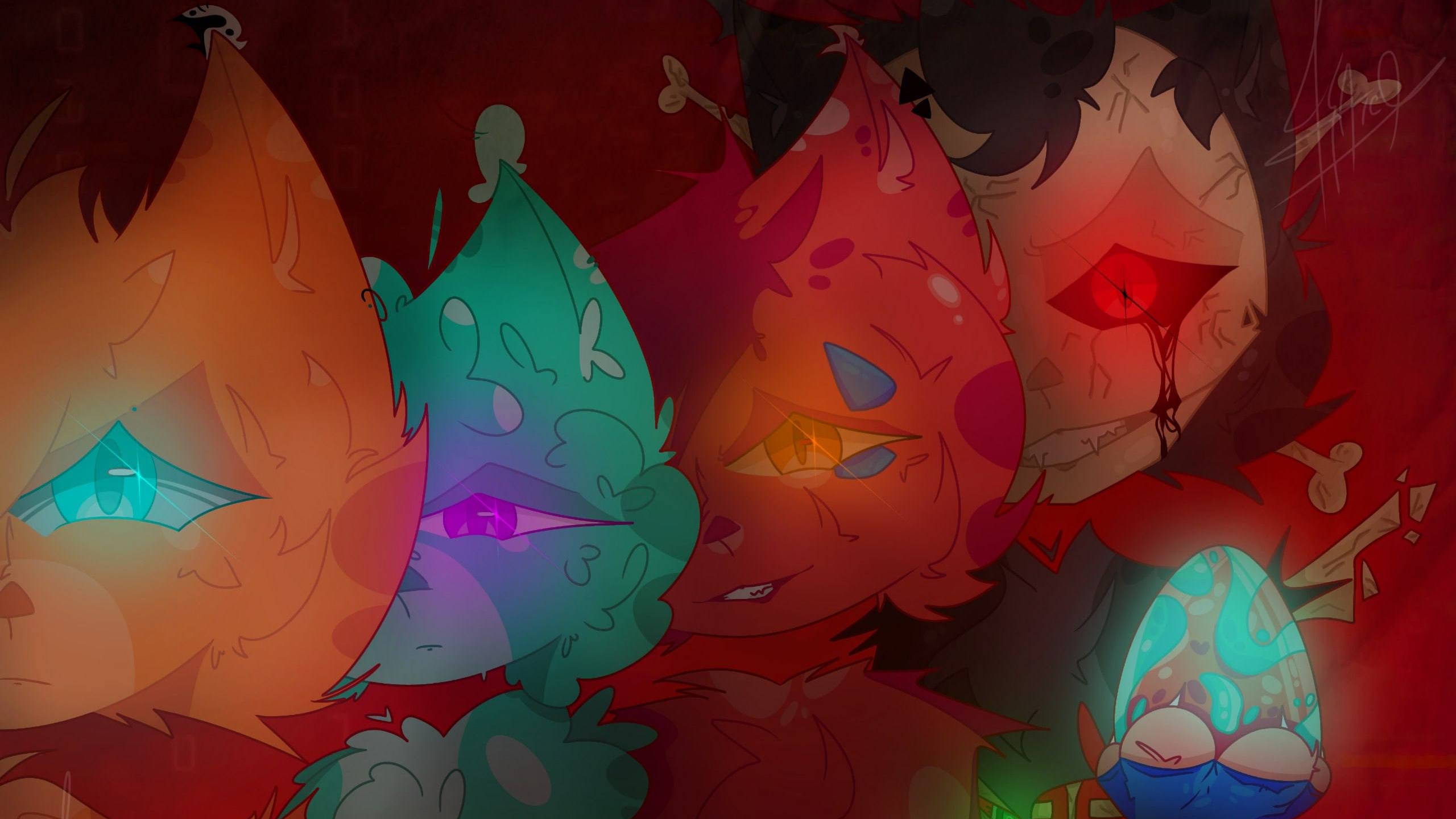 реакция персонажей разноцветных котов на настоящий клип бискаса раньше было лучше