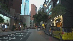 Гонконг 4K - Закат на Голливуд-роуд - Поездка в центр города