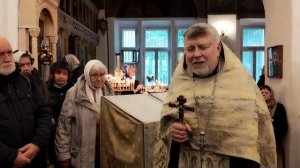 01.11.2025
Проповедь о. Валентина после Молебна святому Уару о некрещеных усопших