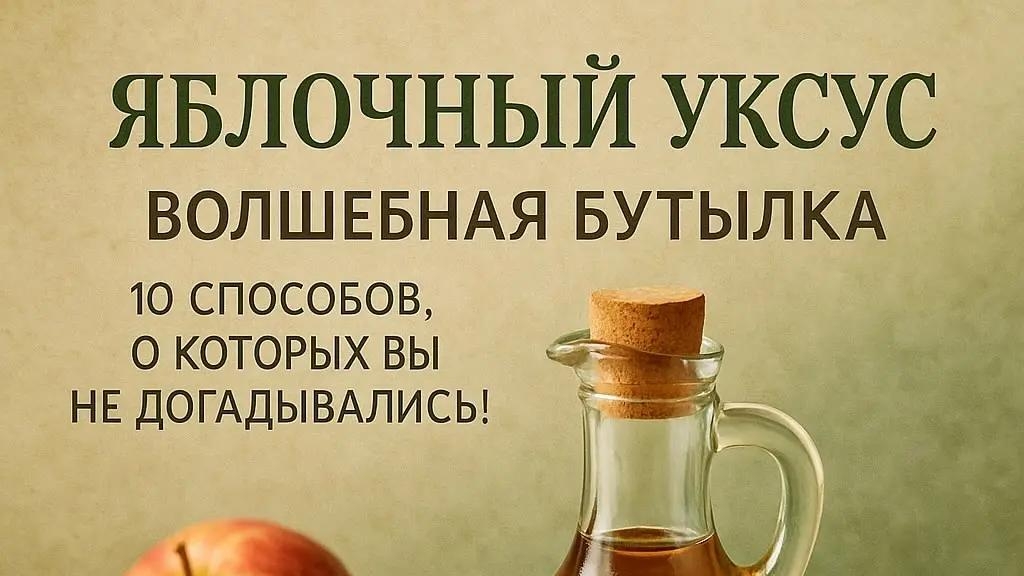ПОЛЕЗНОЕ ПРИМЕНЕНИЯ ЯБЛОЧНОГО УКСУСА В БЫТУ смотреть онлайн