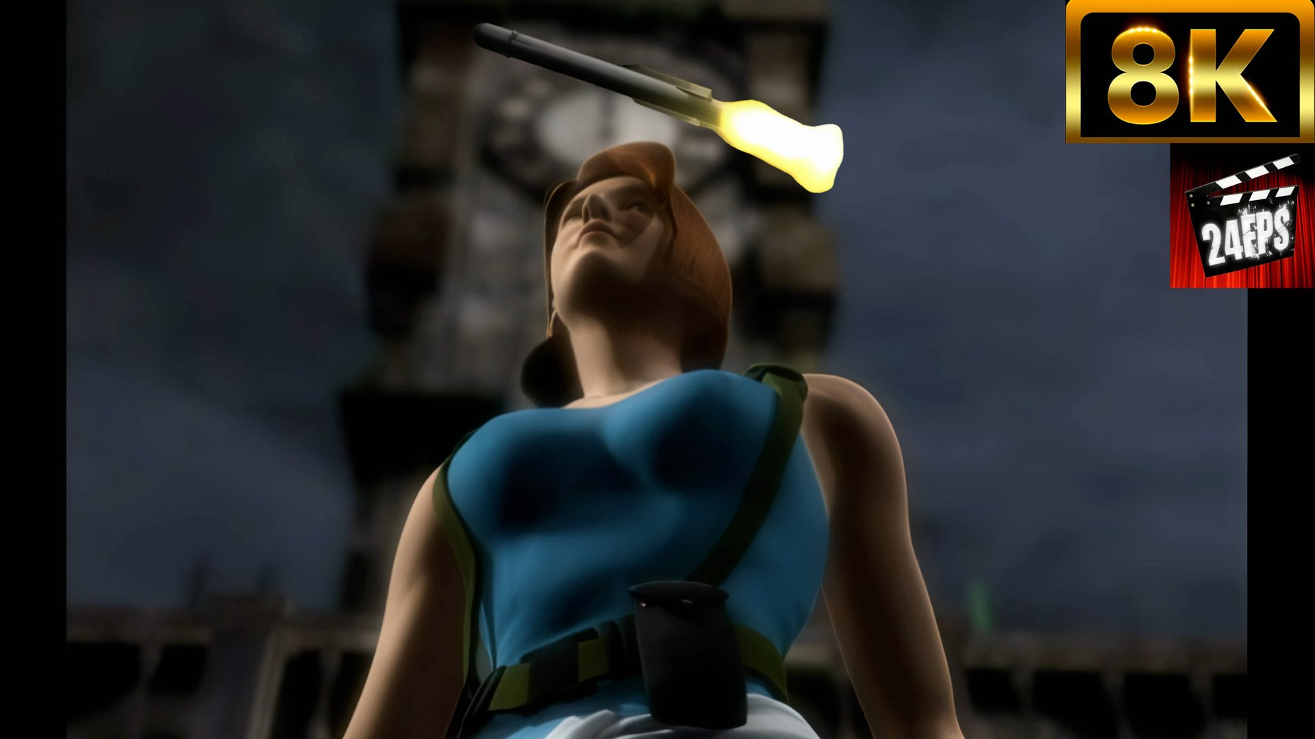 Resident Evil 3: Nemesis (1999) - Немезида уничтожит вертолет (Улучшенное качества до 8K) смотреть онлайн