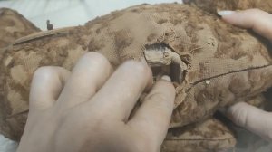 Как это сделано. Антикварный мишка. Ремонт