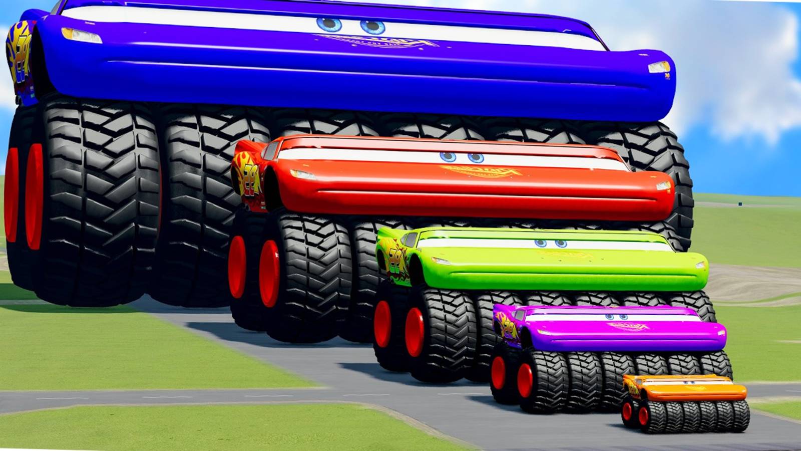 Мультики про машинки для детей. Маквин проходит сложные испытаниях на трассе. Мультики для малышей. смотреть онлайн