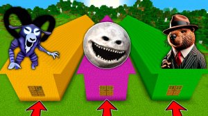 Выбери ПРАВИЛЬНЫЙ ДЛИННЫЙ ДОМ БАРАН 99 НОЧЕЙ В ЛЕСУ БОБРИТО БАНДИТО ЛУНА ПРОСНУЛАСЬ в МАЙНКРАФТ