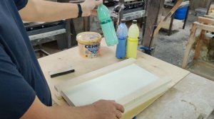 Покраска комбинированных ппу ульев "Волгарь"