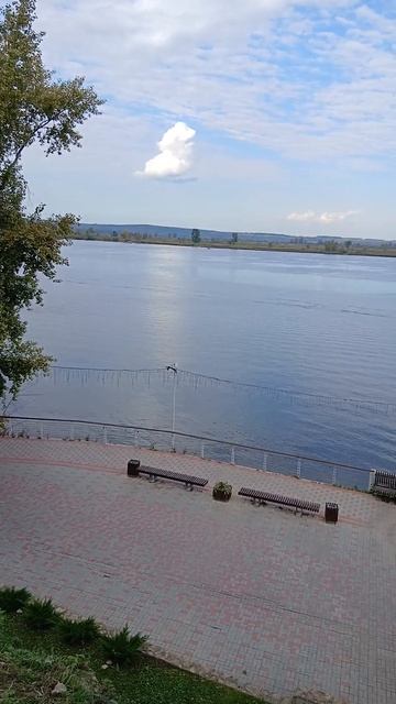 река Кама...осень...