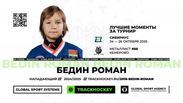 Бедин Роман • Лучшие моменты за турнир Сибириус 2018 • 24 — 26 октября 2025