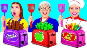 Кулинарный Челлендж | Я против Бабушки | Умные Гаджеты или Лайфхаки от TeamTeen Challenge