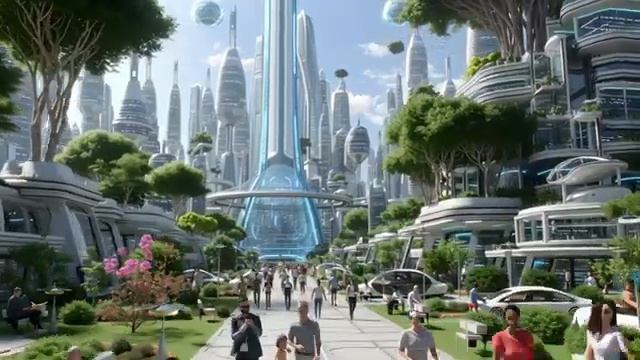 Future City How Humanity Lives in 2800 Sci-fi AI Short Film смотреть онлайн