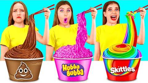 Бедная vs Богатая vs Ультра Богатая еда Челлендж | Смешные Cитуации от TeamTeen Challenge смотреть онлайн