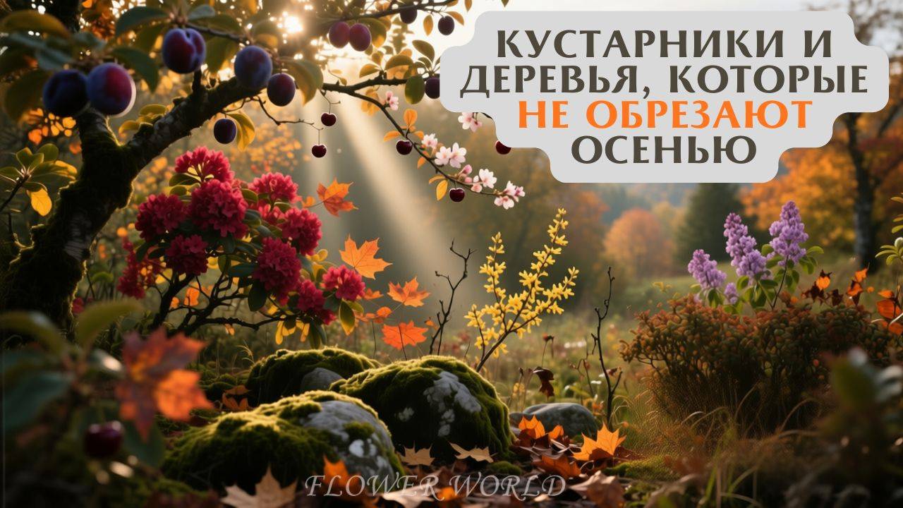 Кустарники и Деревья, Которые Не Обрезают Осенью. смотреть онлайн