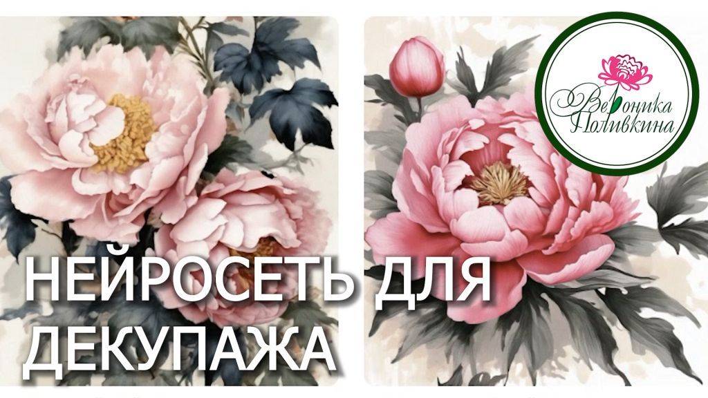 Учимся делать уникальные картинки для декупажа с помощью нейросети смотреть онлайн