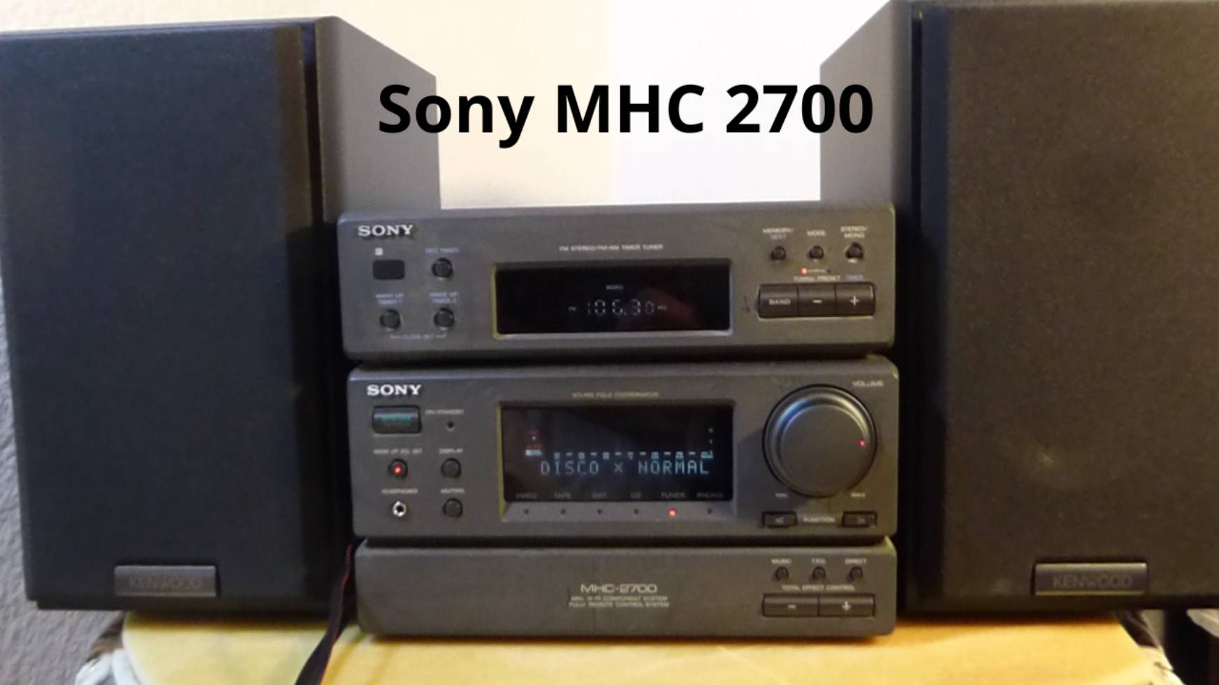 Sony MHC 2700 смотреть онлайн