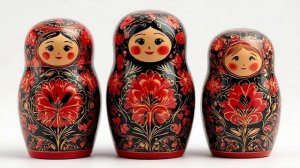 Футаж. Матрёшки.