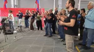 Группа "День", концерт на Гагарин Урал Заводе, песня на бис - Белый Прожектор