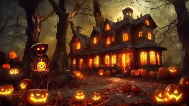 Haunted House Halloween Ambience With Scary Spooky Halloween Background Music Ambience Halloween