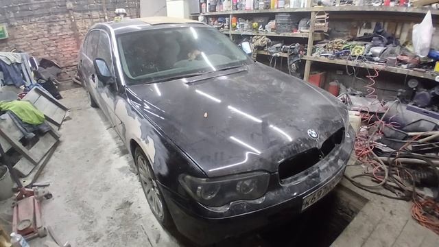 BMW 735i E66 покраска кузова, шпатлевка,грунтовка,обработка,правка,ремонт кузова,покрасить автомобил