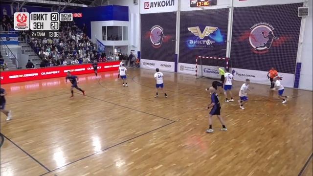 Броски Виктора в игре Виктор vs Зенит (2 тайм)