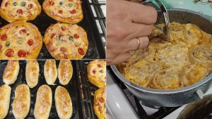 Поставила тесто. Напекла  по заказу. Мы вместе его приготовили. Ленивые пельмени.  Мои обычные дела.