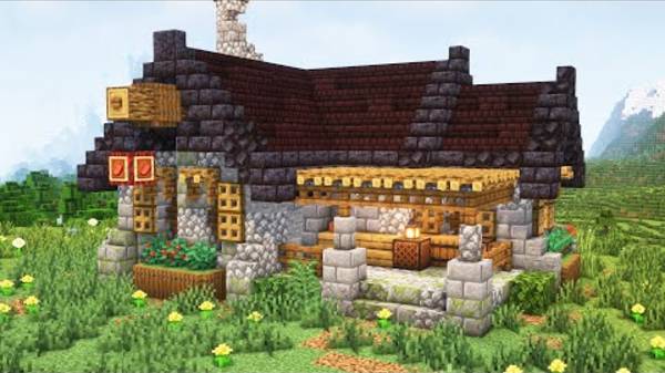 Дом мясника в майнкрафте.