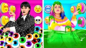 1000 загадочных кнопок и только одна тебя спасет Челлендж с Уэнсдей от TeamTeen Challenge