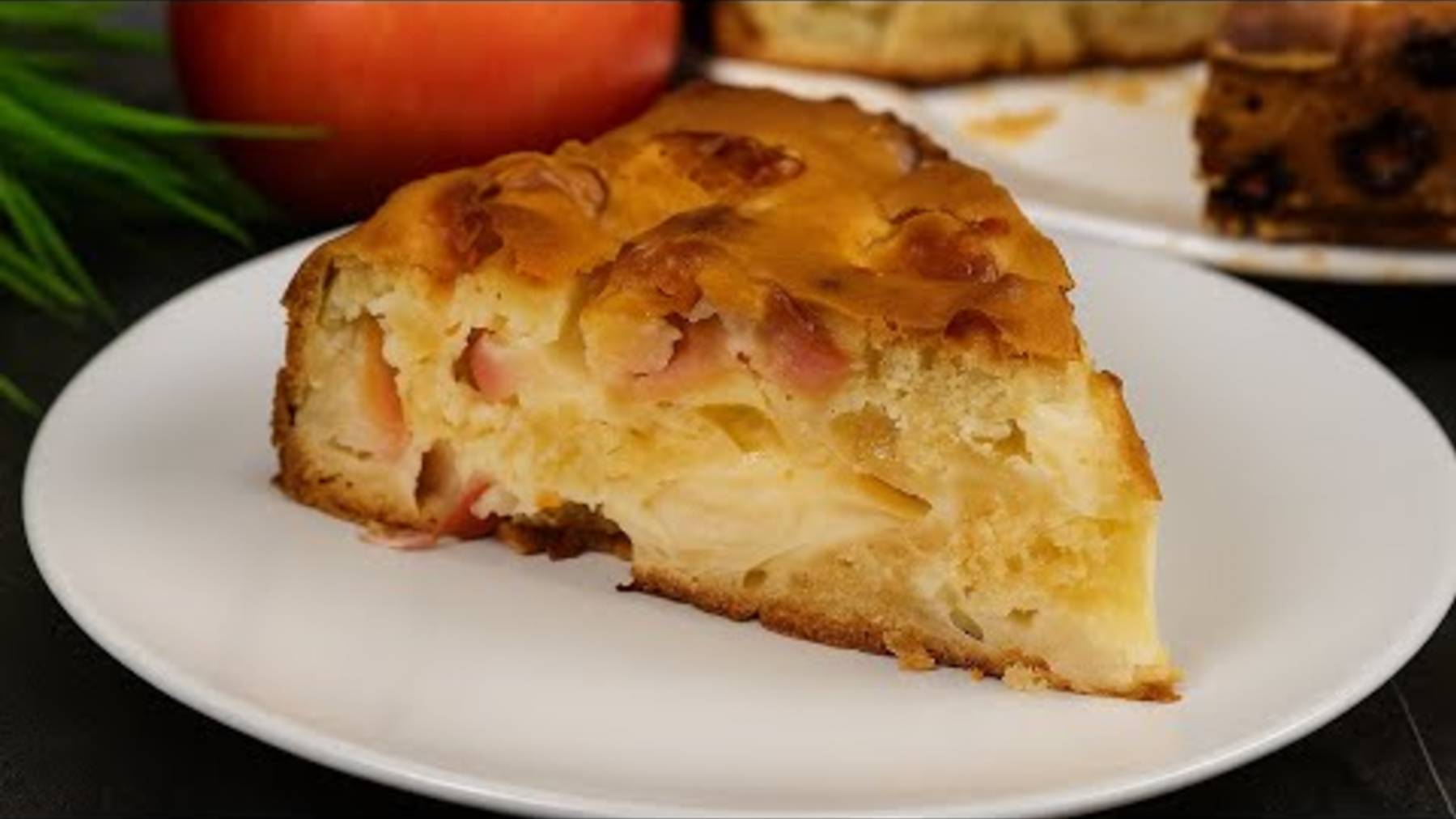 Яблочный пирог, который тает во рту! Готовится за 5 минут — Просто, Быстро и Очень Вкусно! 🍎 смотреть онлайн