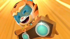 Мультики Бегалки Джинджер-Тигр Том Герои Talking Tom Hero Dash