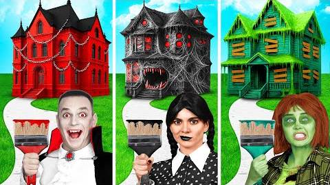 Домики Одного Цвета Челлендж | Сумасшедший Челлендж от TeamTeen Challenge