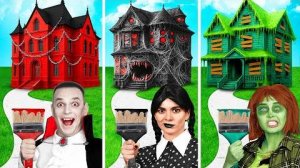 Домики Одного Цвета Челлендж | Сумасшедший Челлендж от TeamTeen Challenge