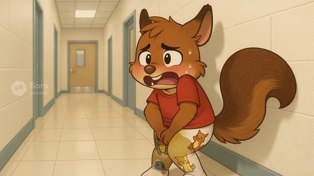 Описался, туалет был в другом коридоре