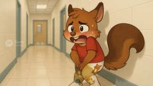 Описался, туалет был в другом коридоре